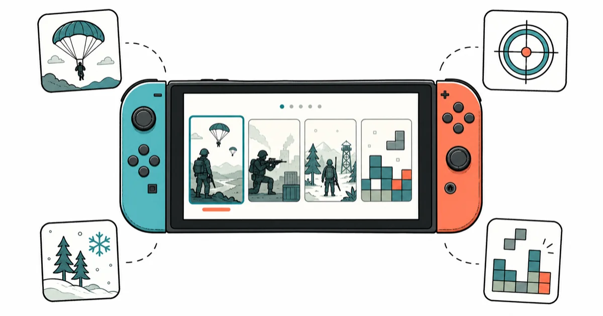 Nintendo Switch PUBG Alternatives: 8 Games to Play in 2026 cover image