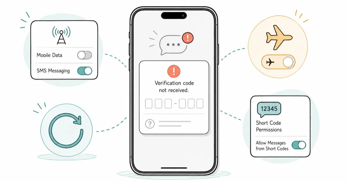 Not Getting Verification Code Texts? 8 Fixes That Work cover image