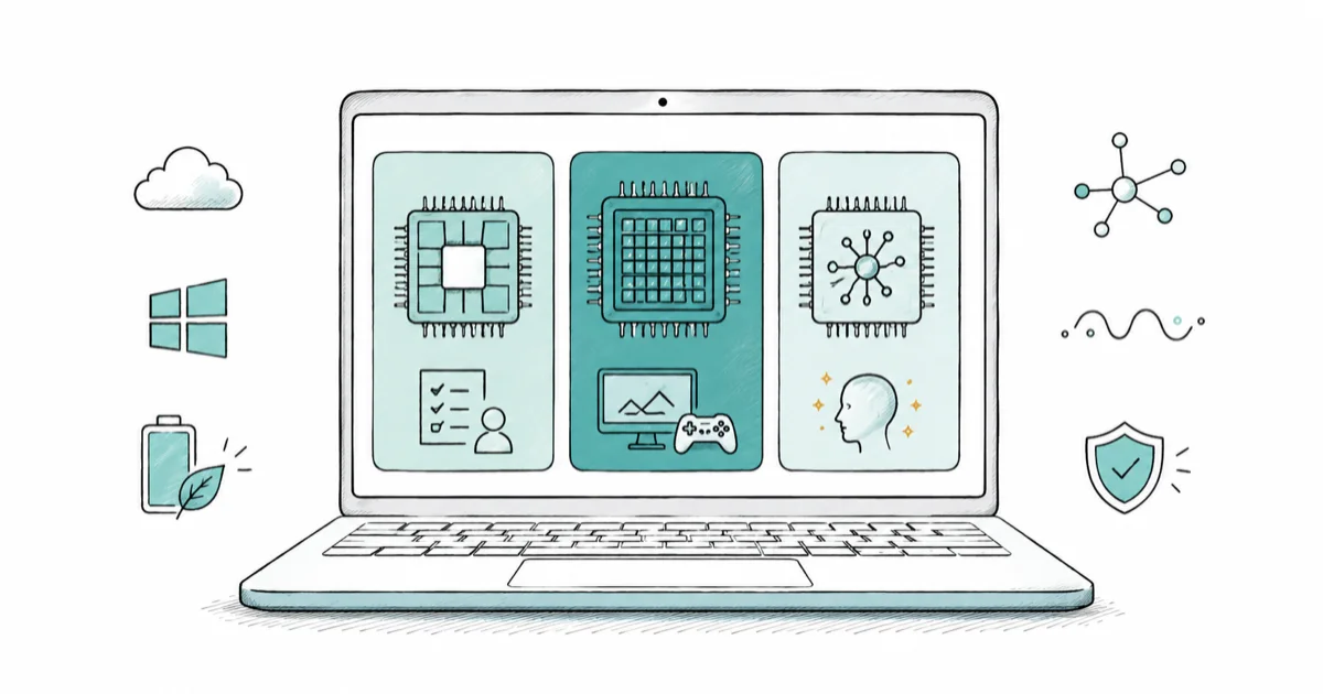 NPU vs GPU vs CPU: What Each One Actually Does for AI