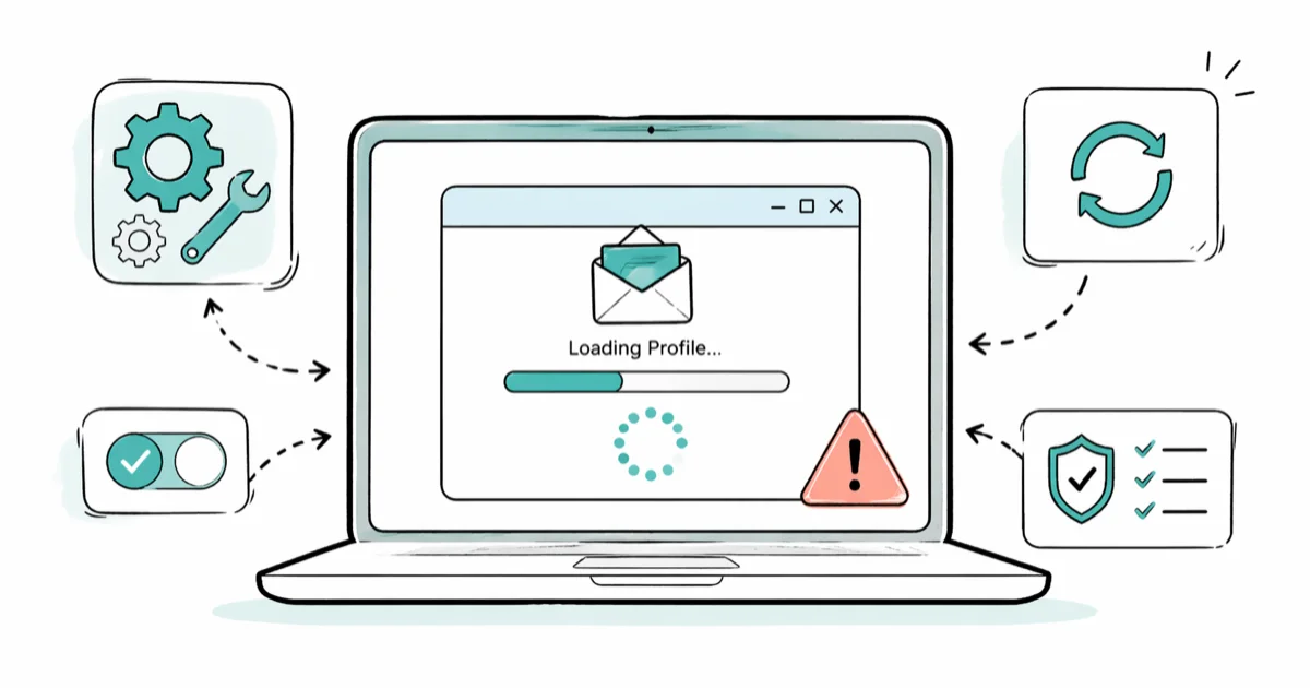 Outlook Stuck on Loading Profile? 9 Fixes That Actually Work cover image
