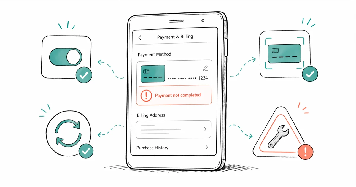 Payment Not Completed on App Store: 7 Tested Fixes cover image