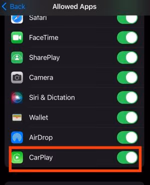Check if CarPlay Has Unrestricted Access