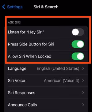 Check if Siri is Enabled