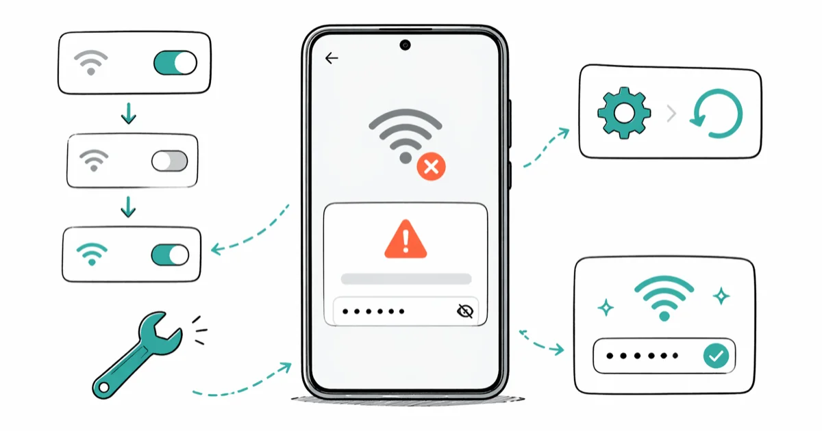 Phone Won't Connect to Wi-Fi? 10 Tested Fixes (2026) cover image