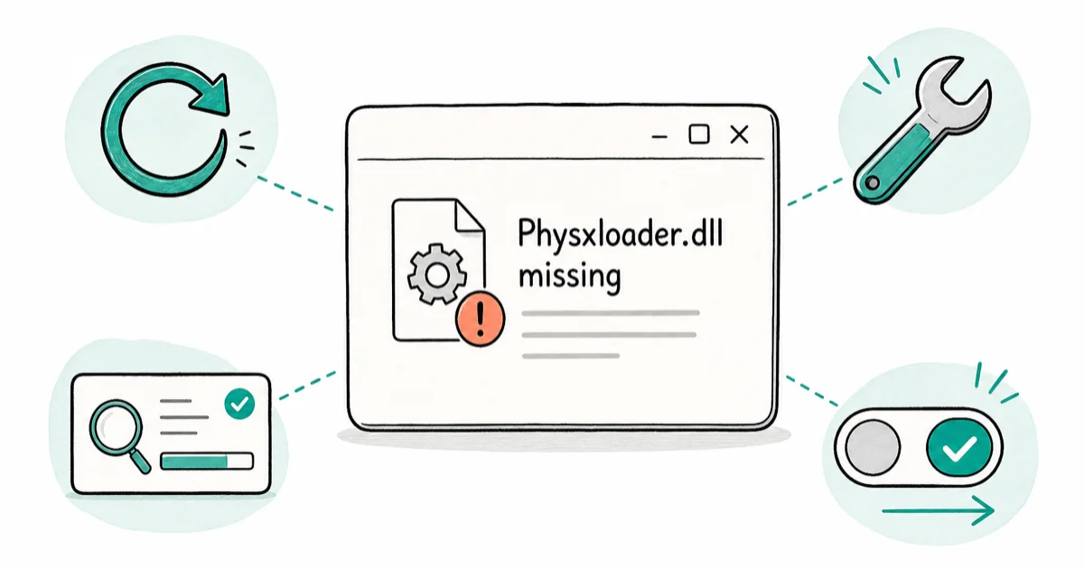 How to Fix the Physxloader.dll Missing Error on Windows cover image