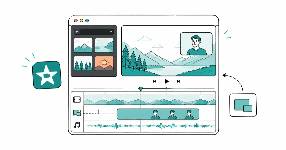 How to Add Picture in Picture in iMovie: Mac and iPhone cover image