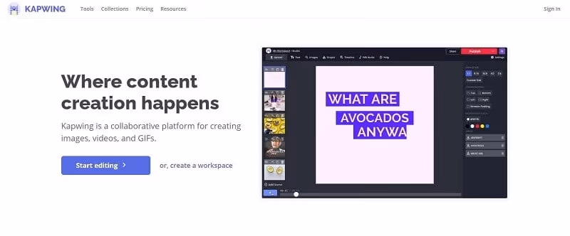 Play YouTube Videos Backwards with Kapwing
