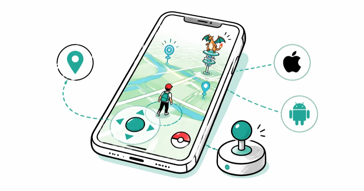 Pokémon Go Joystick: Fake GPS Location on iOS/Android cover image