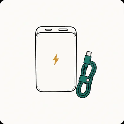 INIU 45W Portable Charger (10,000mAh, Detachable Cable)