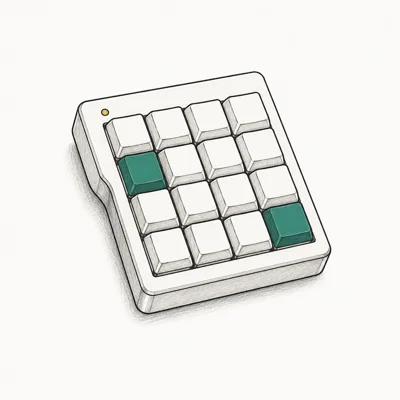 Koolertron One-Handed Macro Mechanical Keypad (23 Keys)