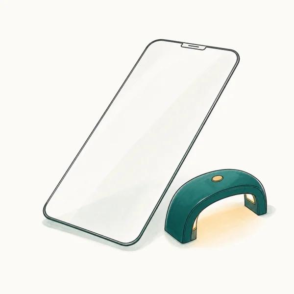 Whitestone Dome liquid-applied glass screen protector for iPhone 17 Pro Max