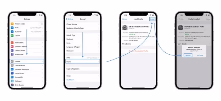 How To Reinstall Profiles