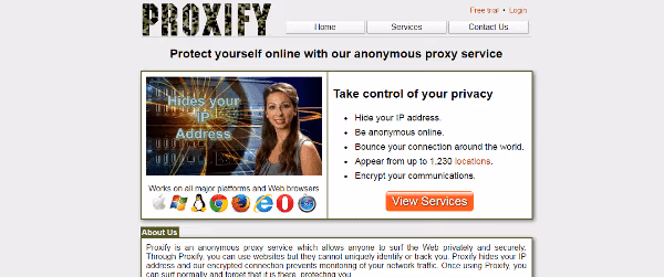 proxy YouTube with Proxify