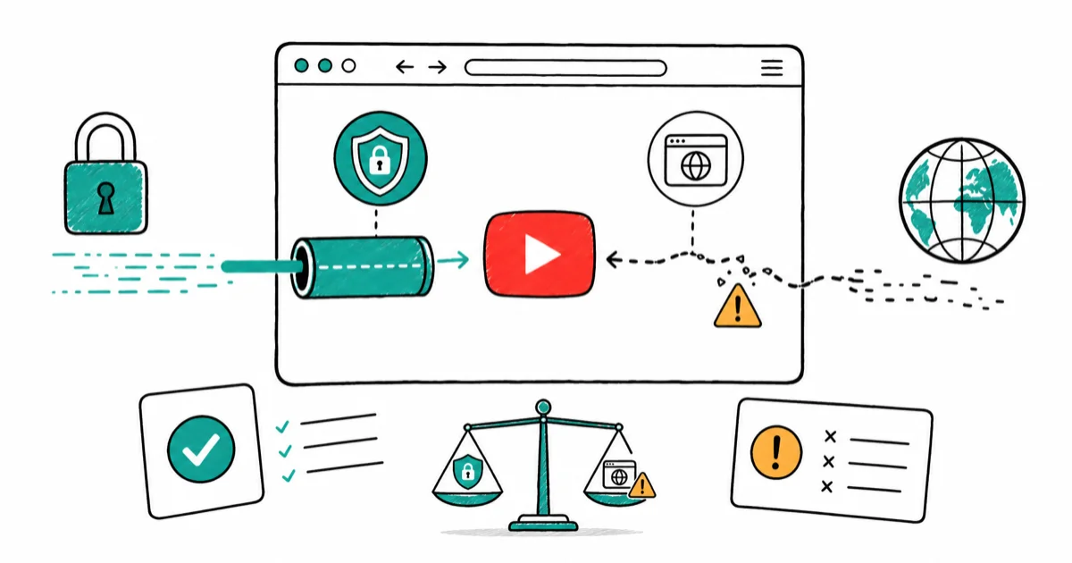 Proxy YouTube in 2026: Legitimate VPNs vs Free Web Proxies cover image