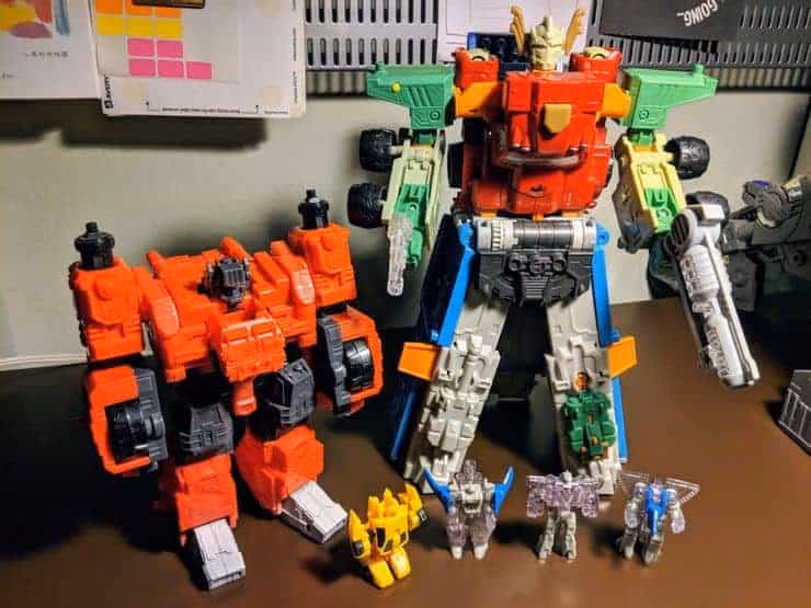 Transformers Armada Optimus Prime and Overload Prototypes