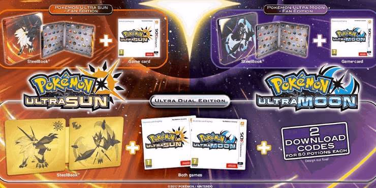 Pokémon Ultra Sun & Ultra Moon [Steelbook Edition]