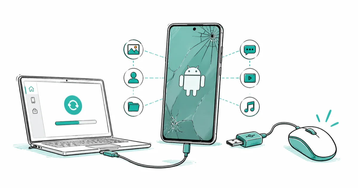 Recover Data From Your Broken Android Phone: 5 Legit Ways cover image