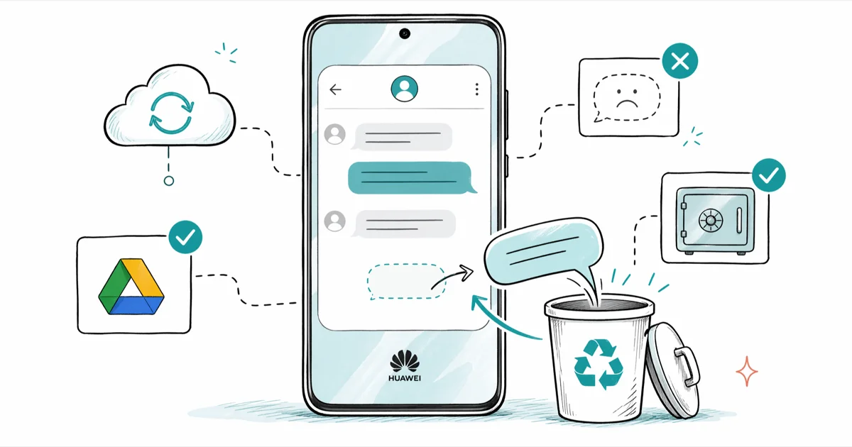 Recover Deleted Messages From Huawei Phones: 8 Methods cover image