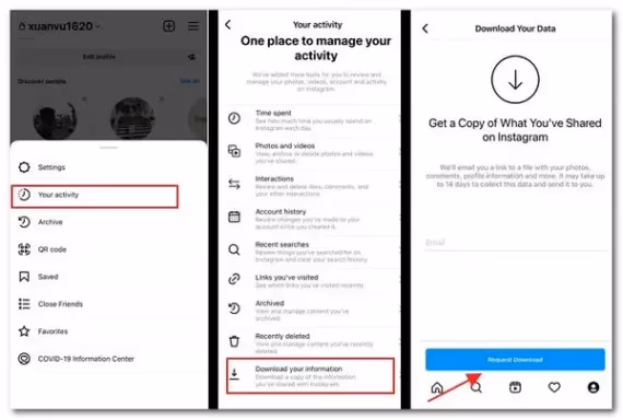 Requesting A Data Download