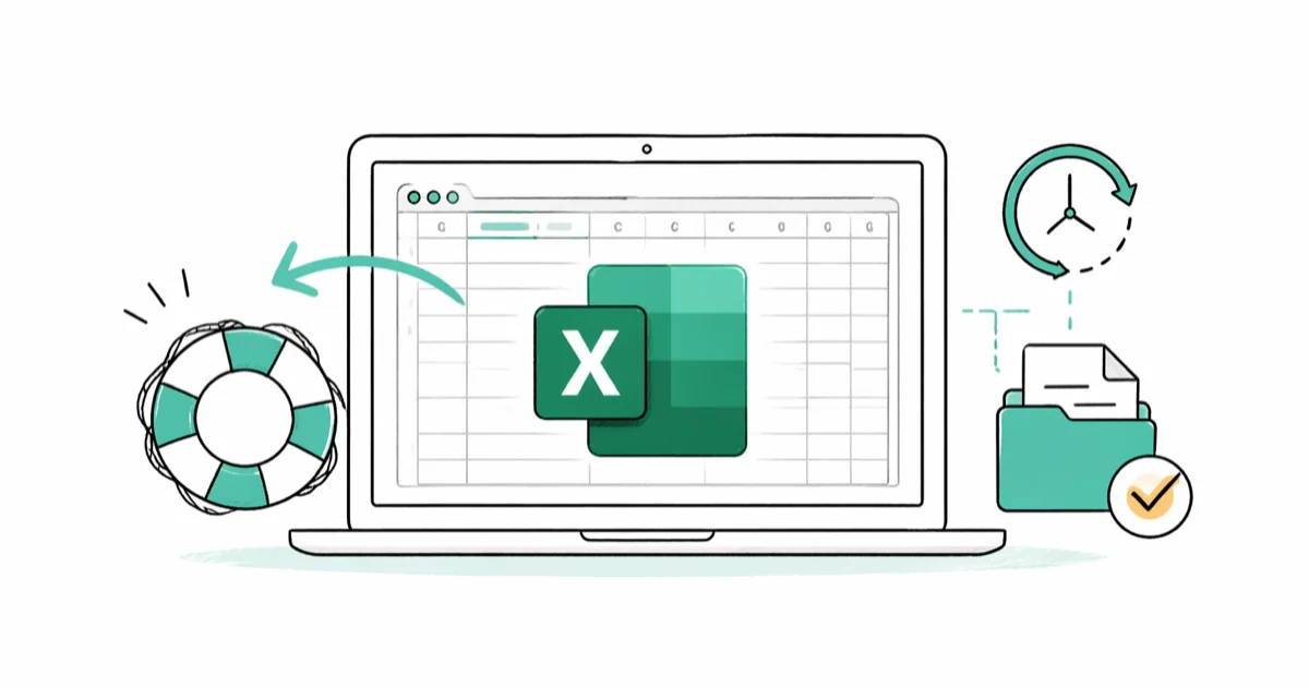 Recover Unsaved Excel Files on Windows and Mac (2026) cover image