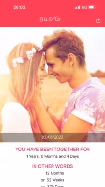 My Love Relationship Counter