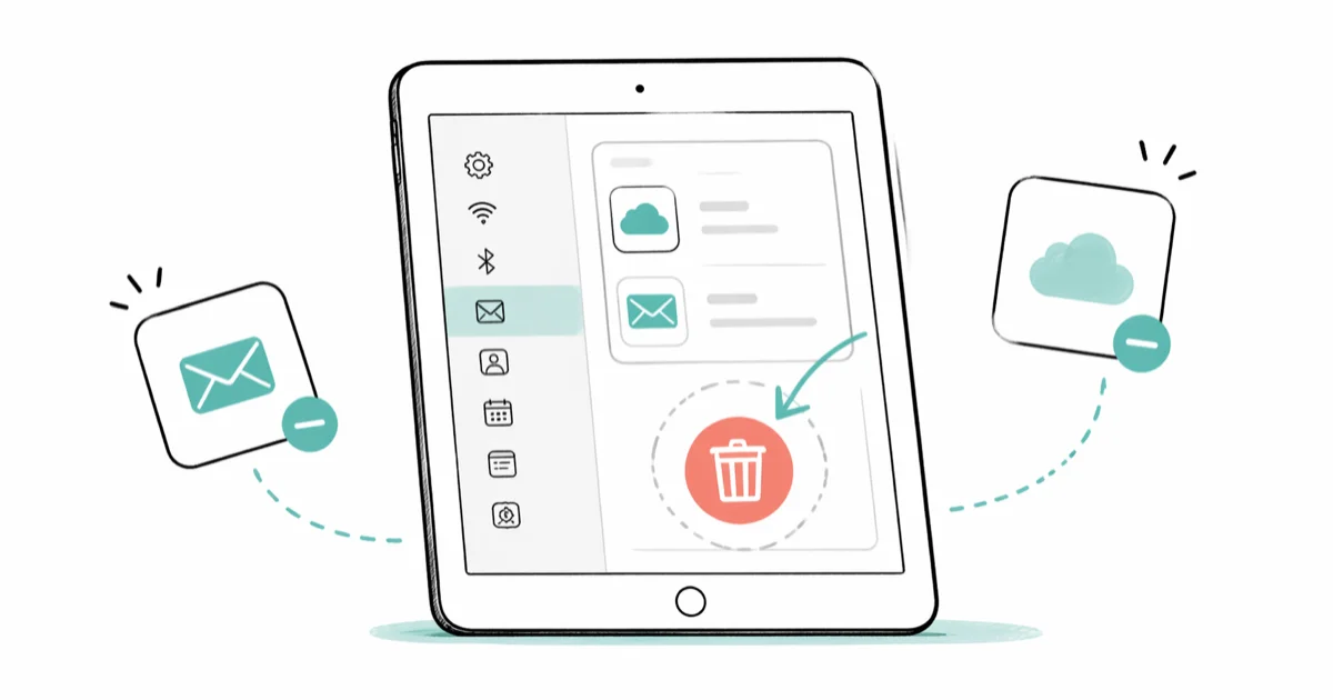 How to Remove an Account from Your iPad (Email or iCloud) cover image
