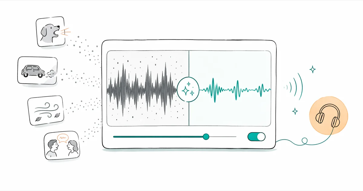 Remove Noise From Audio Online: 7 Free Tools (2026) cover image