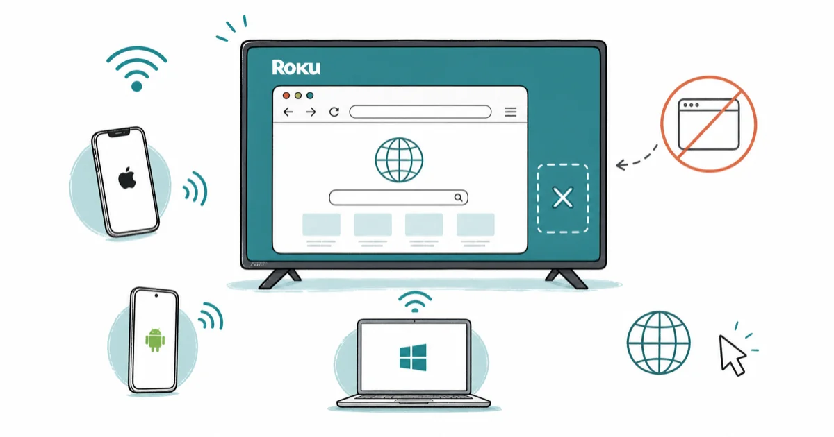 How to Browse the Web on Roku: 3 Working Methods (2026) cover image