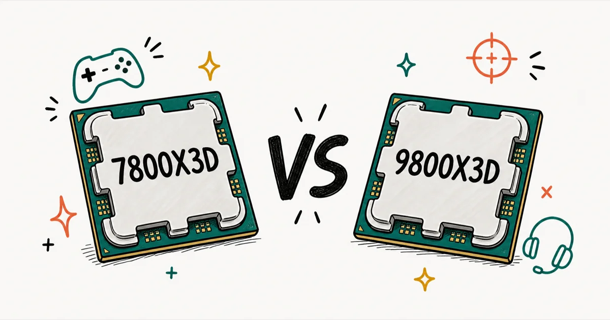 Ryzen 7 7800X3D vs 9800X3D: Which Should You Buy in 2026? cover image