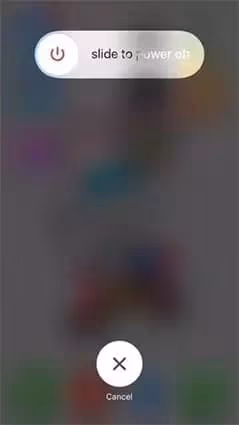 Restart the iOS device