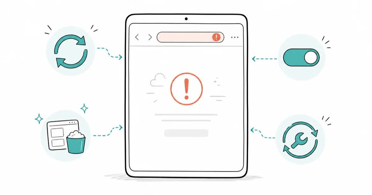 Fix Safari "Cannot Open The Page" Address Invalid Error cover image