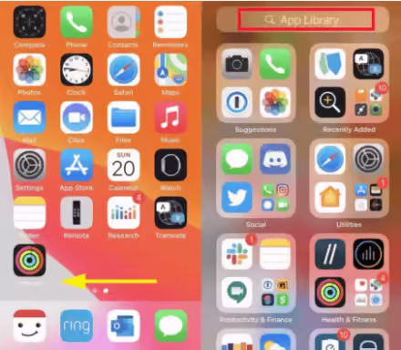 Use The Iphone App Library