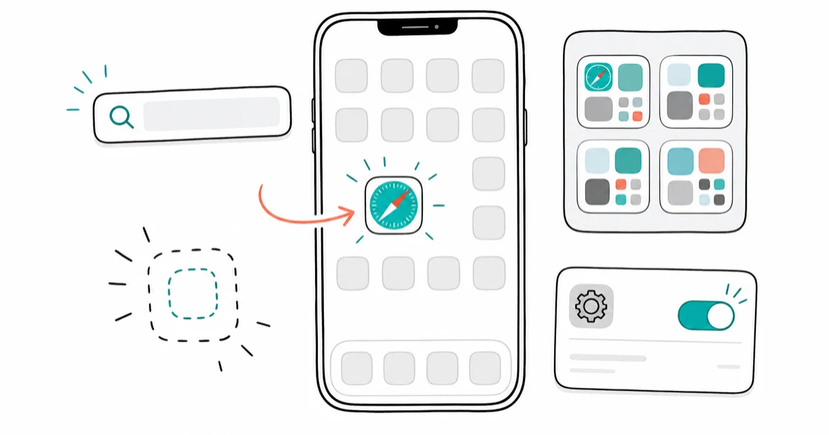 Safari Disappeared from iPhone? Here's How to Get It Back cover image