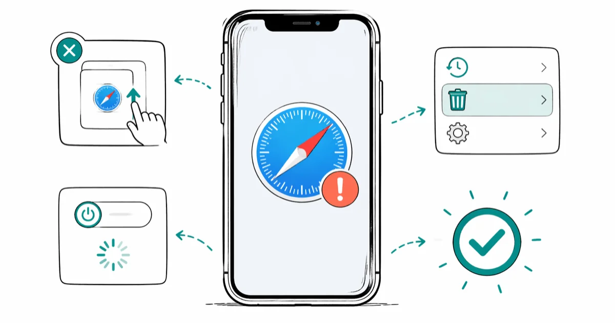 Fix Safari Not Working on iPhone: 11 Tested Methods cover image