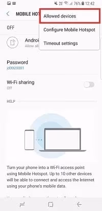 Add the Device to Your Hotspot