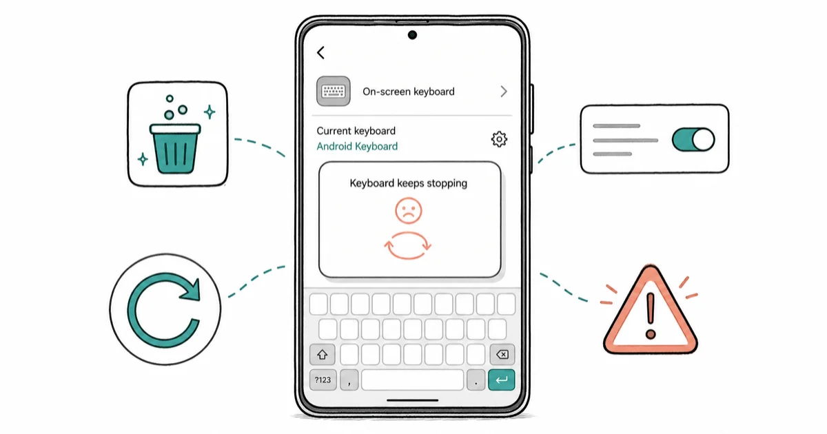 Samsung Keyboard Keeps Stopping? Fix the Crash Loop cover image