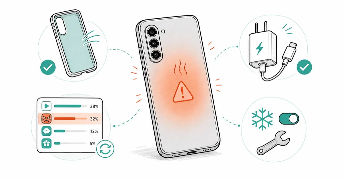 Samsung Phone Overheating? 10 Fixes That Work (2026) cover image
