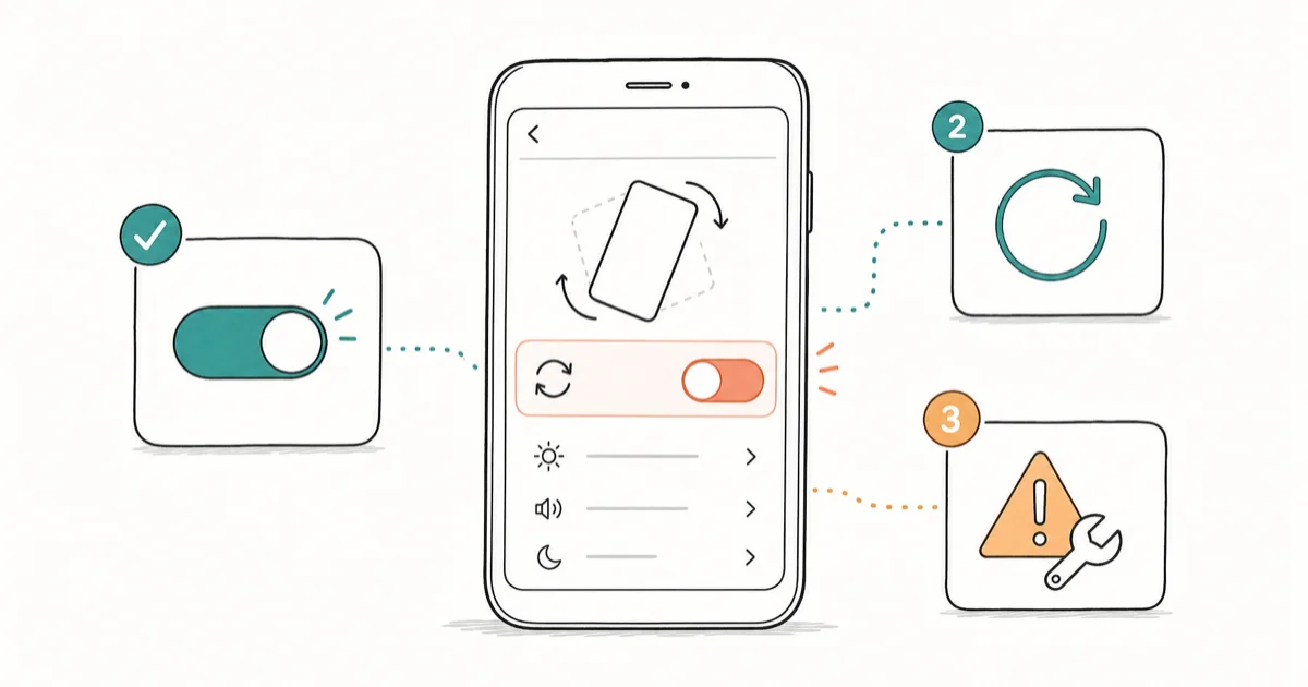 Samsung Screen Rotation Not Working? 5 Quick Fixes cover image