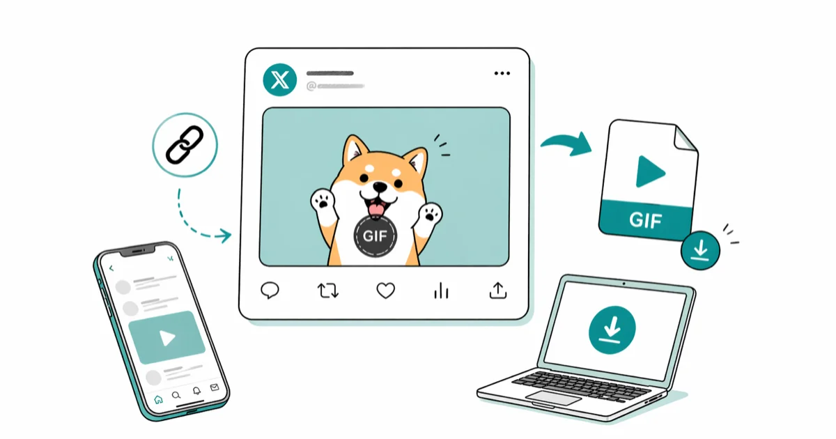 How to Save a GIF From Twitter (X): 5 Free Methods cover image