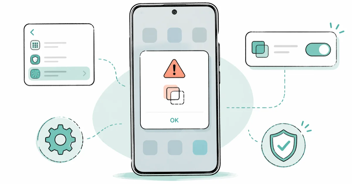 Fix "Screen Overlay Detected" on Samsung Galaxy Phones cover image