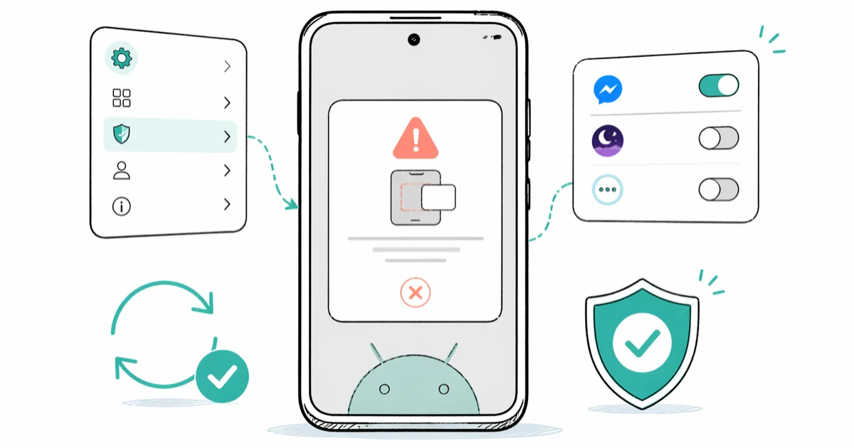How to Fix Screen Overlay Detected Error on Android cover image