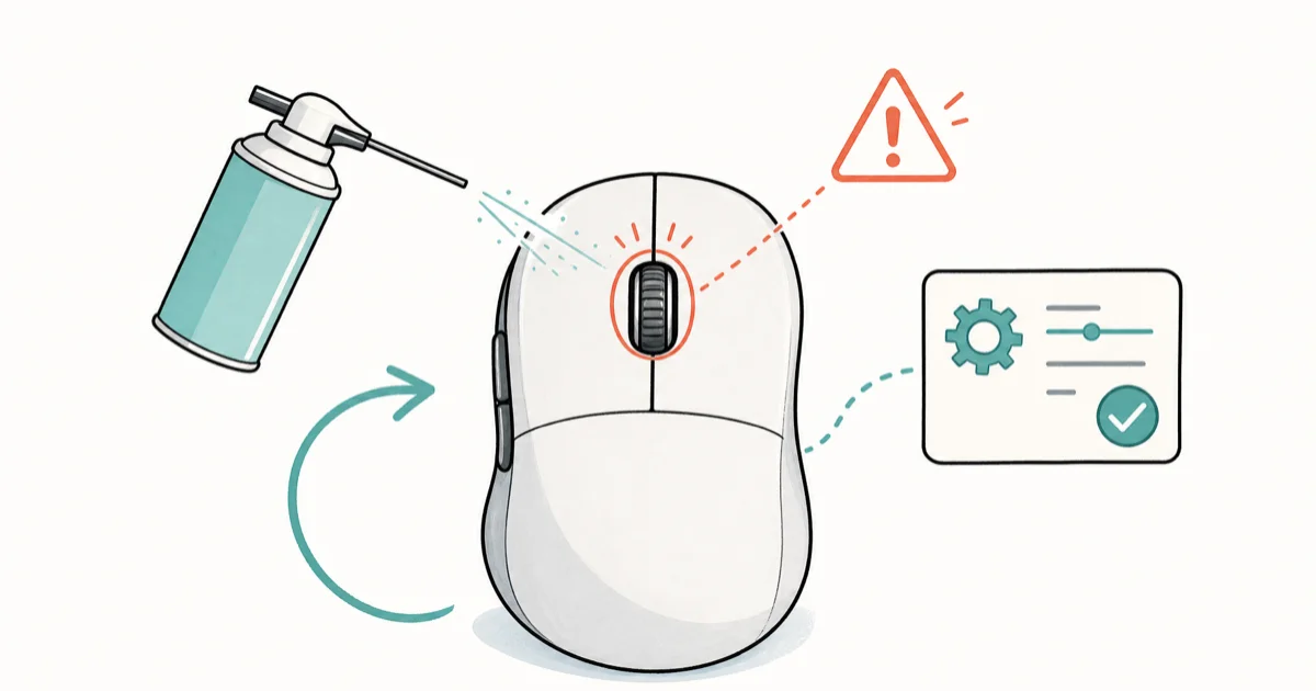 Mouse Scroll Wheel Not Working? 7 Fixes That Actually Work cover image