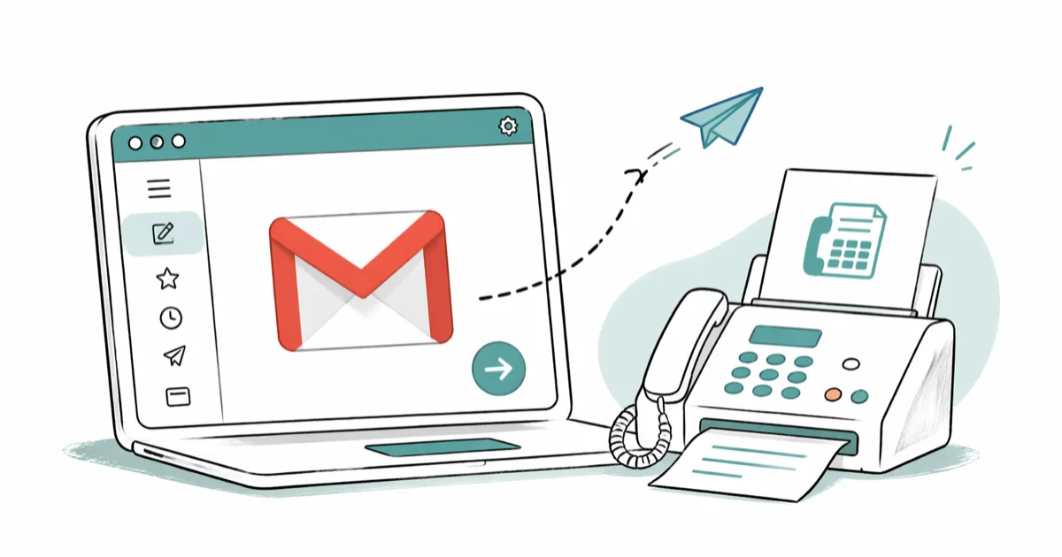 Send a Fax From Gmail: 3 Working Methods (2026 Guide) cover image