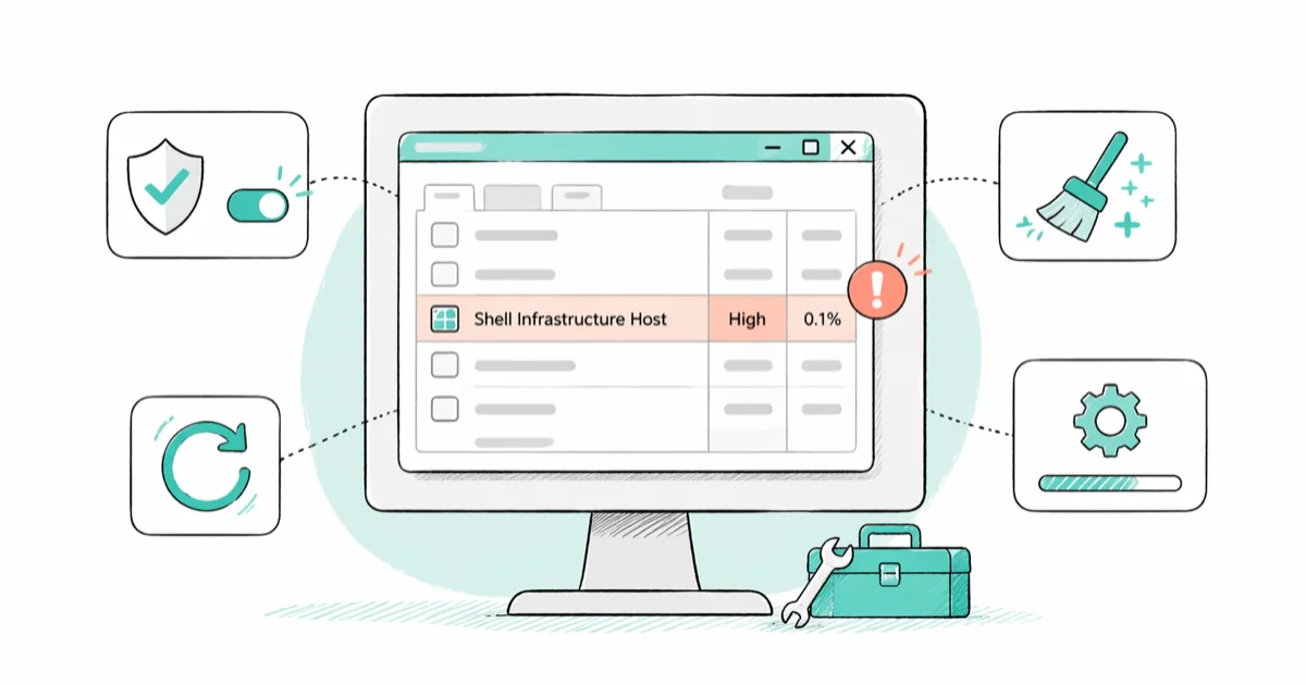 Shell Infrastructure Host: Fix High CPU and Memory Usage cover image