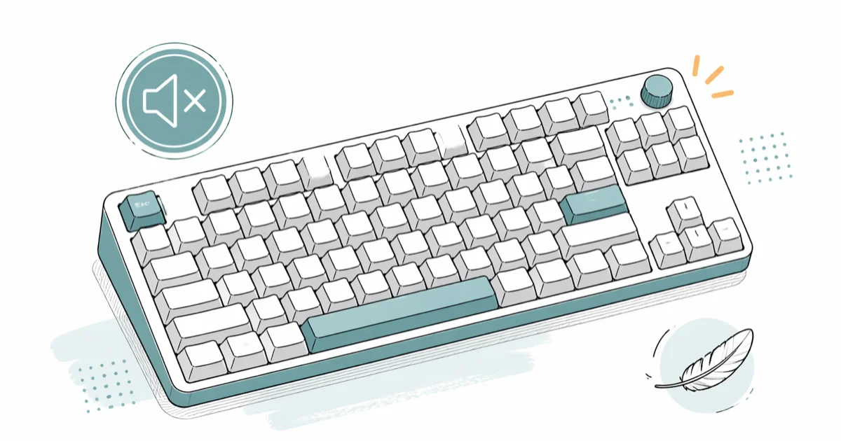 Best Silent Gaming Keyboards for Shared Spaces in 2026 cover image