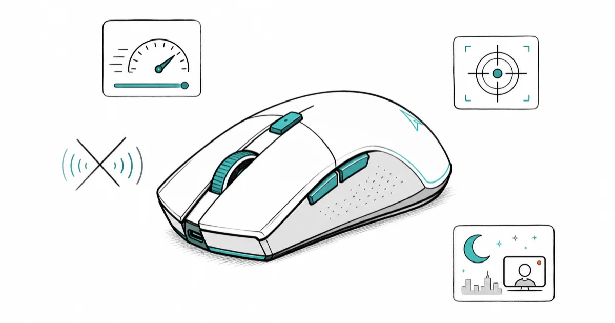 The 6 Best Silent Gaming Mice for Quiet Late-Night Play cover image