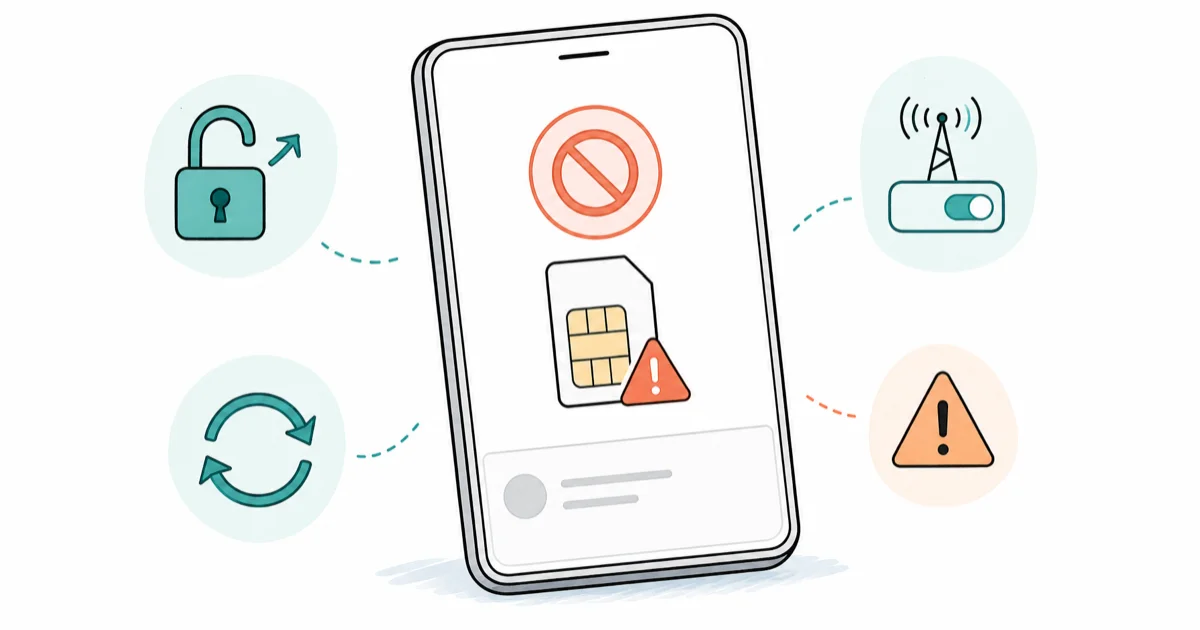 How to Fix the "SIM Card Is Not From Verizon Wireless" Error cover image