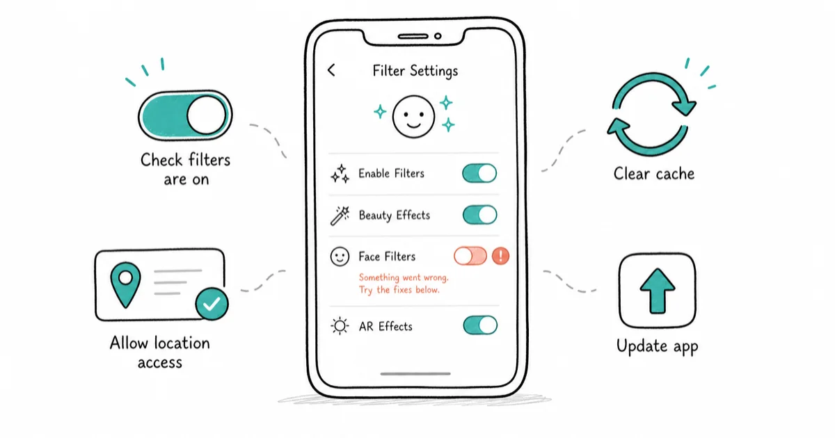 Snapchat Filters Not Working? Fix Them in Under 5 Minutes cover image