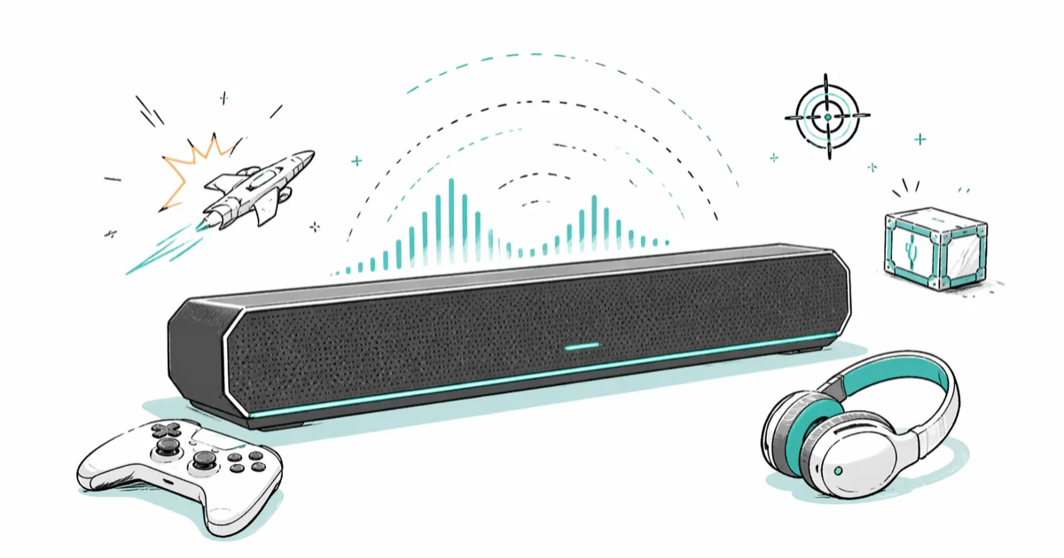 Best Soundbars for Gaming in 2026: 5 We Actually Tested cover image