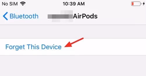 Forget this device to fix spatial audio not playing issue